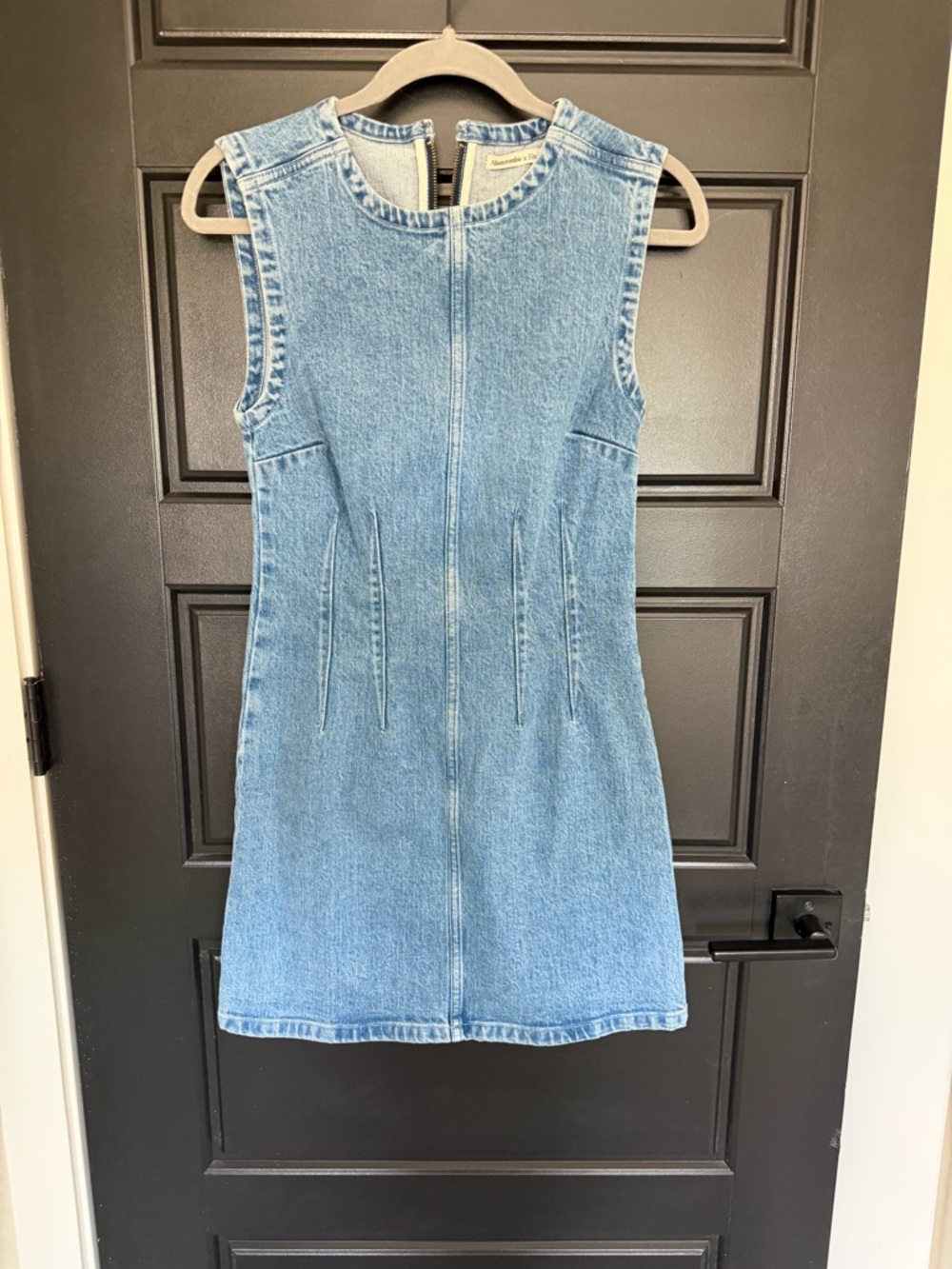 Abercrombie & Fitch Light Blue Denim Dress - Picture 2 of 5